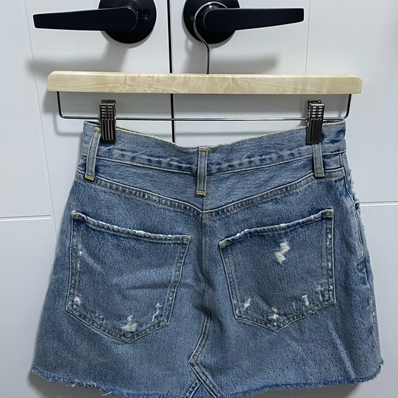 Agolde Quinn Swapmeet Denim Skirt - Picture 5 of 5
